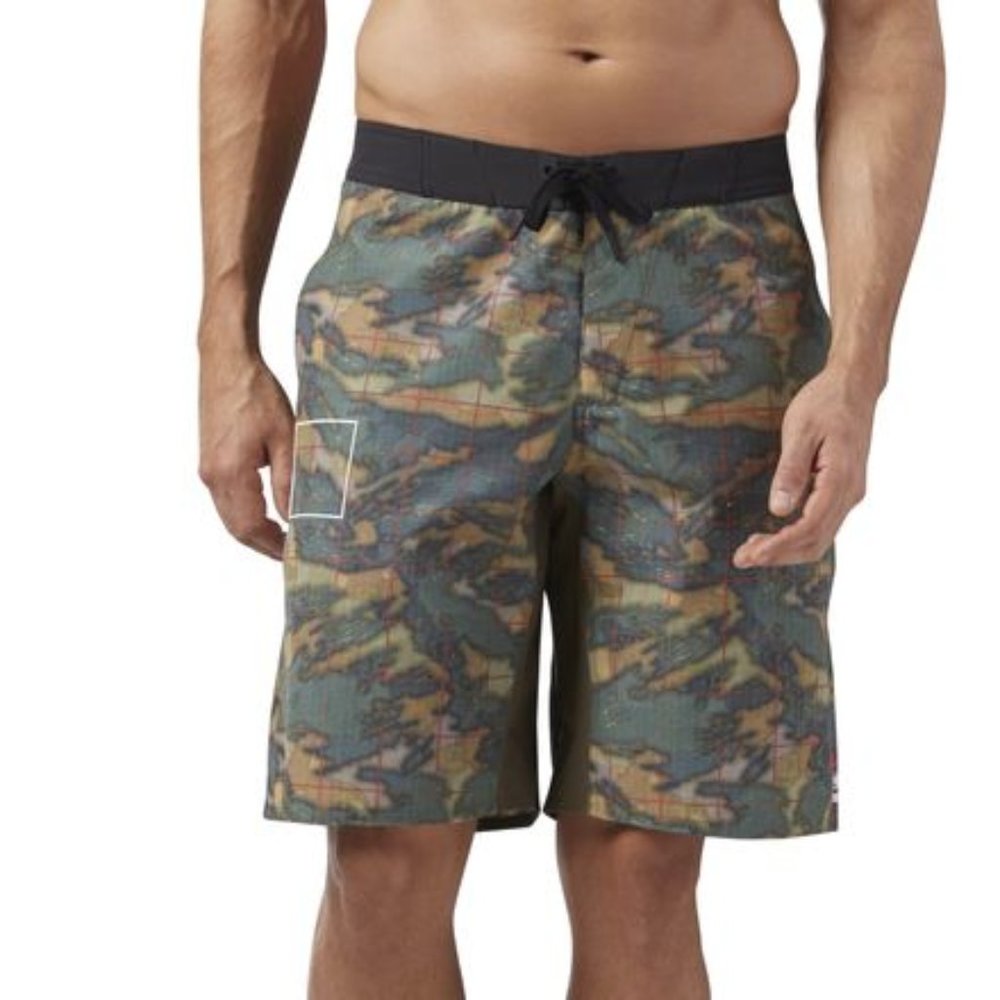 Reebok CrossFit Super Nasty Tactical Army Shorts